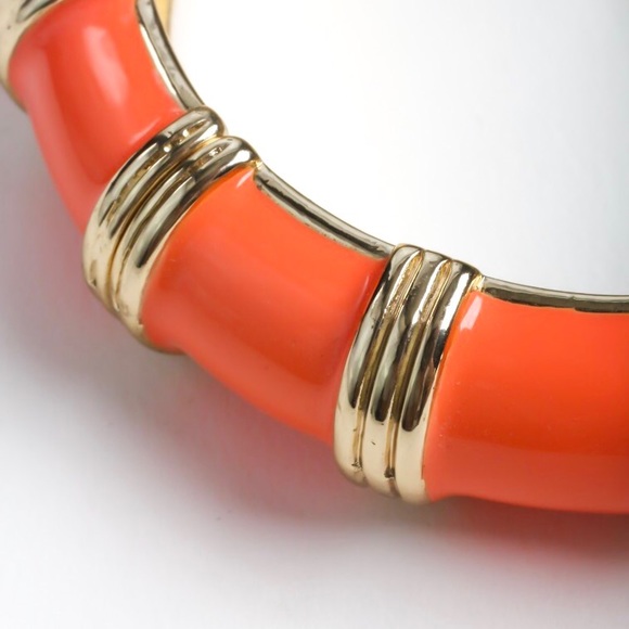 Jcrew orange statement bangle - Picture 2 of 5